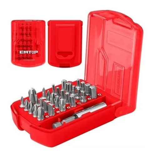 Set Mini Destornillador 29puntas 30pcs Marca Emtop Esdb08301