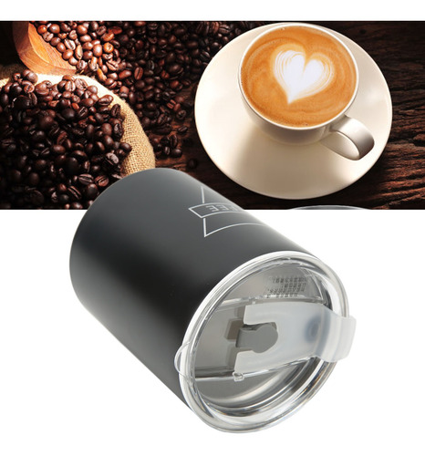 Tapa Y Pajita De Acero Inoxidable Para Tazas De Café, 12 Oz,