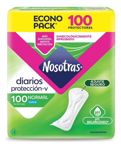 Protectores Diarios Nosotras Normales X 100 Un