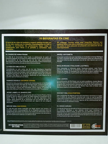 Imagen 2 de 5 de 10 Biografías En Cine - Dvd - Colección Cine Club