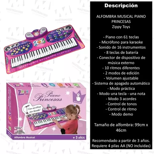 Alfombra Musical Bateria Zippy Toys