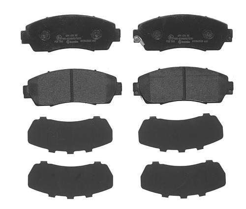 Balatas Delanteras / Honda Cr-v Ex 2007 A 2011 Semimetálica