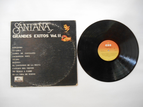 Lp Vinilo Carlos Santana Grandes Éxitos Vol 2 Venezuela 1975