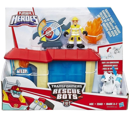 Transformers Rescue Bots: Comisaria Y Garage Griffin