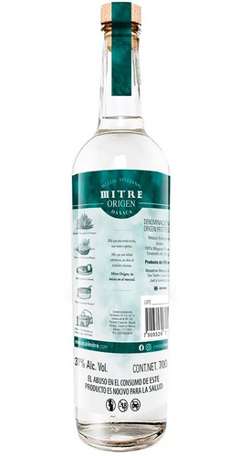 Mitre Origen Artesanal Mezcal Jóven 700ml