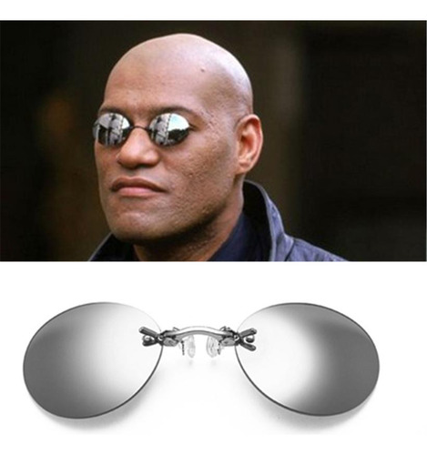 Lentes De Morfeo Con Funda De The Matrix Ciberpunk Plata