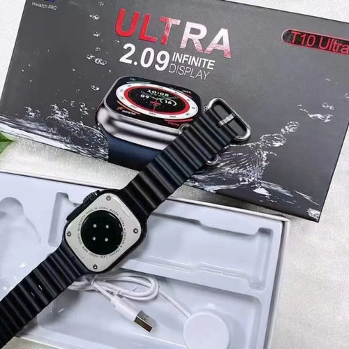 Reloj Inteligente T10 Ultra Smartwatch 49 Mm Llamadas Notificaciones Deportes Sensor De Ritmo Cardiaco Temperatura