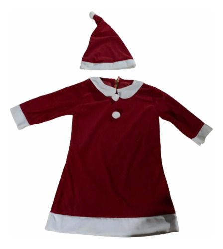 Navidad Vestido Niña Talle 5y 6