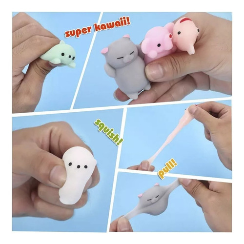` 36 Escuichi Squishy Barato Kawaii Antiestres Mochi Juguete