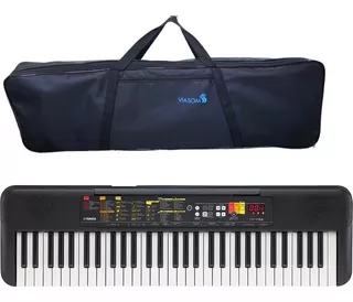 Kit Teclado Musical Yamaha Psr-f52 + Bag Viasom C5s C/ Alça