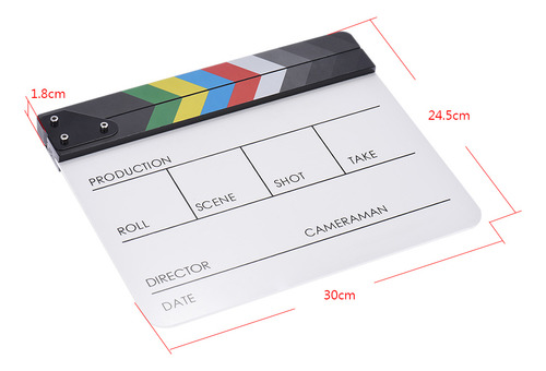 Ação Cinematográfica De Clapboard Para Cena Cortada Filme Cl