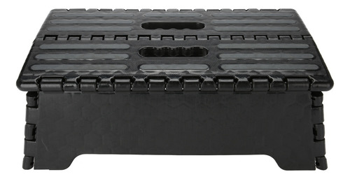 Taburete Plegable Portátil Elderly Step Con Escalera Negra P
