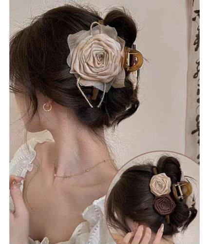 Elegante Accesorio De Verano Con Forma De Pinza Para El Pelo