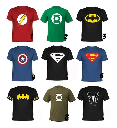 Playera de super heroes deals