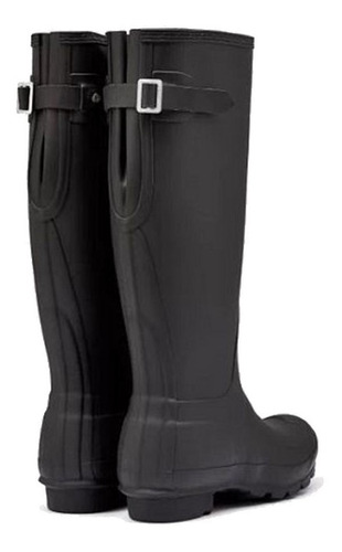 Imagen 3 de 3 de Bota Hunter De Lluvia Ajustable Negro