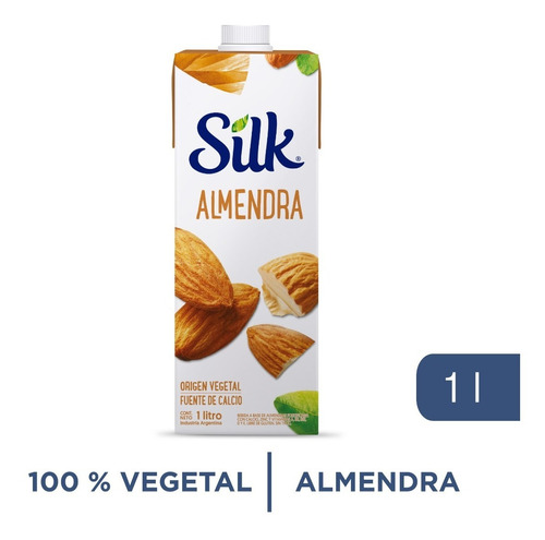 Silk Bebida Vegetal A Base De Almendra Original 1 Lt