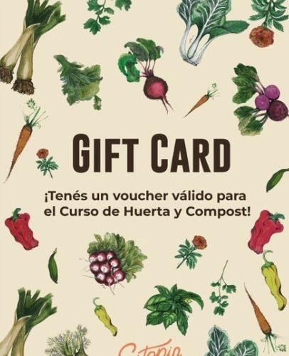 Gift Card Curso Online De Plagas Y Nutrición Sitopia