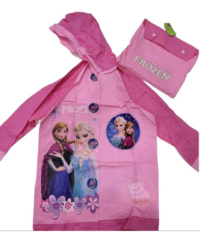Capa Para Lluvia Niñas Princesas Disney ( 7 A 9 Años)