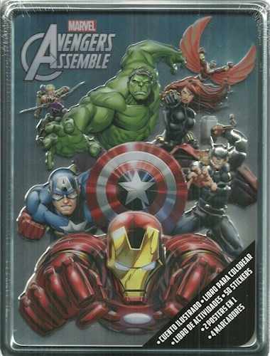 Avengers Assemble [cuento Ilustrado+libro Para Colorear+50