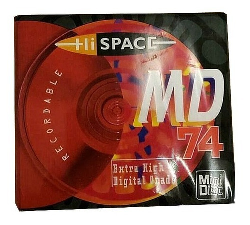 Minidisc Hi Space De Audio Digital Virgen Nuevo Sellado