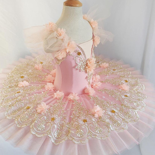 Vestido De Tutú De Ballet Con Lentejuelas Para Niñas Traje