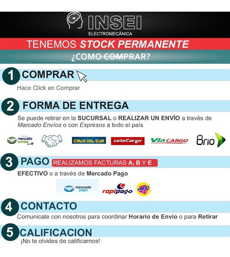 Bomba Periférica 1/2 Hp Motorarg Pf50 Bronce Cuotas - Insei