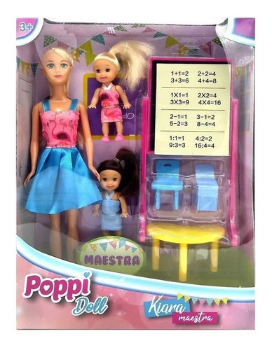 Imagen 7 de 8 de Muñeca Poppi Doll Kiara Maestra