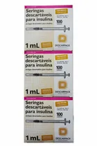 Comprar Seringa Pu002F Insulina - 300 Seringas - 1ml 13mm X 0,45mm