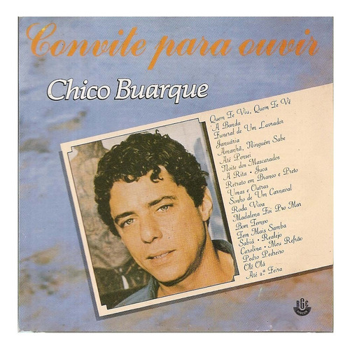 Cd Convite Para Ouvir Chico Buarque