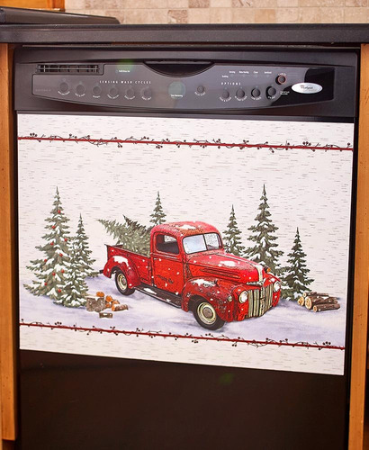 Imn Para Lavavajillas De Camioneta Vintage Country Red - Dec