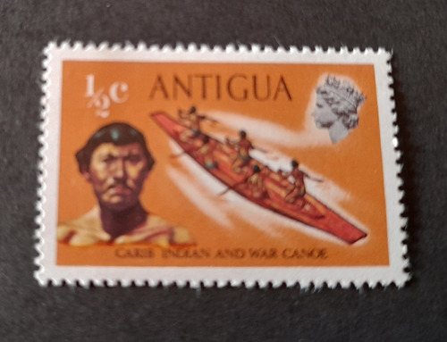 Sello Postal - Antigua - Barcos - 1970