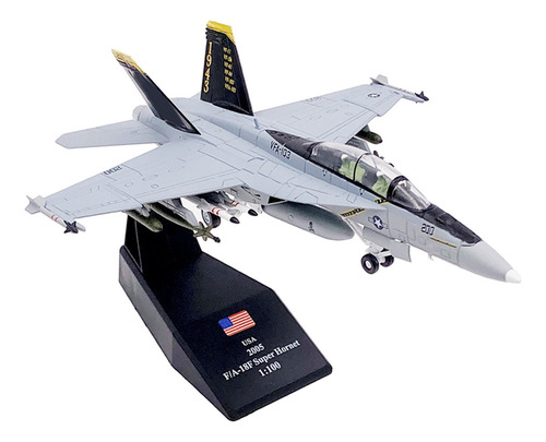 . 1:100 Scale Fa-18f Model Airplane Fighter Airplane For