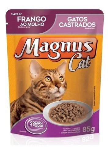 Magnus - Pouch/sachet Para Gatos Castrados 85gr X 18uds