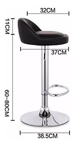 Pack 2 Silla Piso Bar Taburete Alcolchadas