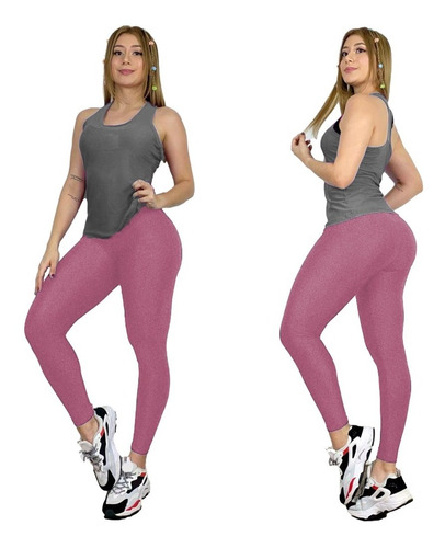 Conjunto Deportivo Lycra Dama Fitness Entreno Gimnasio