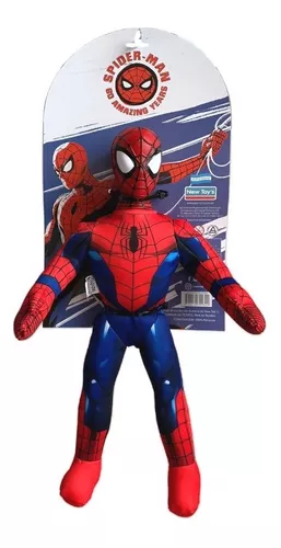 Alarmante Marcha atrás Manual Spiderman Hombre Araña Muñeco Soft Marvel 60 Cm Newtoys
