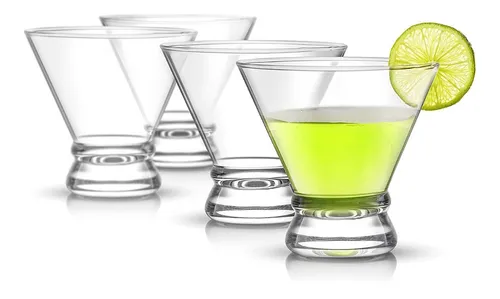 Set 4 Copa Martini 8 Oz
