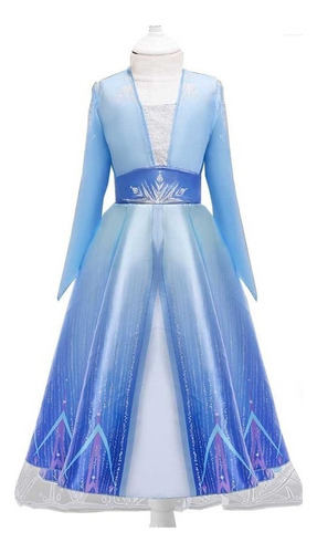 Vestido De Princesa Frozen Alsa Para Cosplay De Alsa