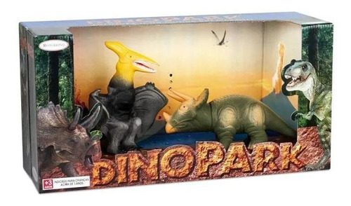 Dinossauro Dinopark Bee Toys Dupla De Dino 3 Anos 618