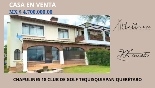 Casa En Venta En Club De Golf Tequisquiapan Queretaro I Vl11-ca-017