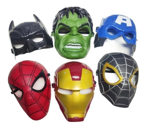 Mascara Vengadores Avengers Hulk Capitan Iron Spider Juguete