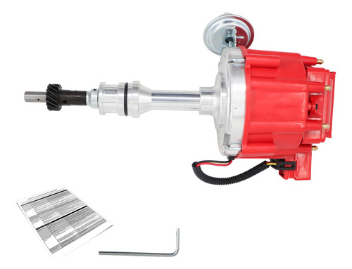 Distribuidor Para Ford Hei Con Bobina V8 351w Capa Rojo Nuev