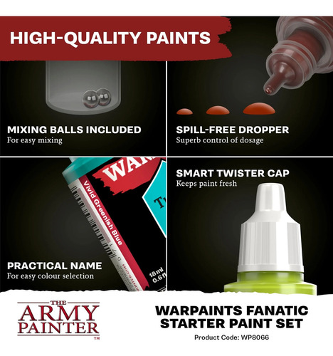 Set Pinturas Army Painter Fanatic Con Mini