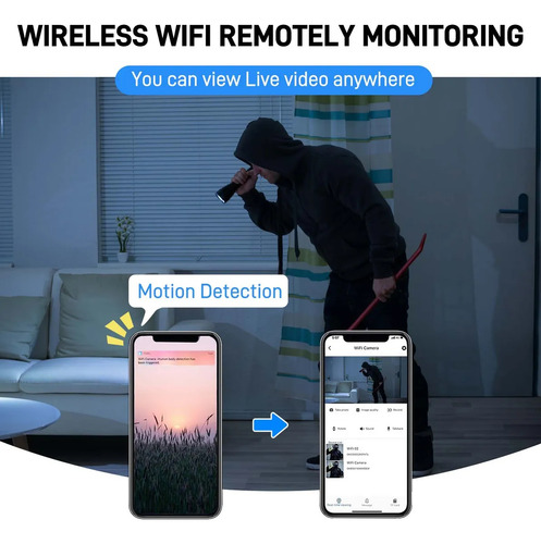 Mini Cámara Espía Full Hd 1080p Wifi Cámara De Seguridad Batería Recargable Xdl Mini Cámara De Visión Nocturna