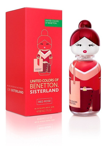 Perfume Benetton Sisterland Red Rose Para Mujer 80 Ml