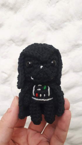 Muñeco Darth Vader Star Wars Amigurumi Tejido - Pipelino