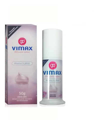 Vimax Gel Lubricante Intimo Con Bomba Para Aplicación 50g