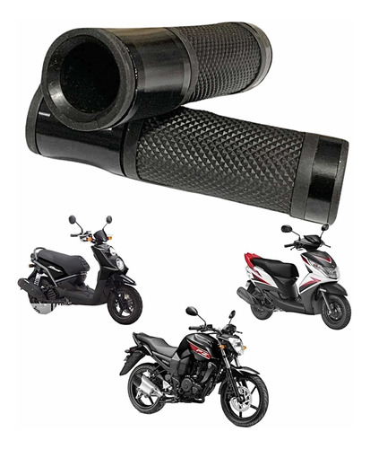 Puños Racing Negro Universal Bws125 Ray Z Fz16 Ft150 150z