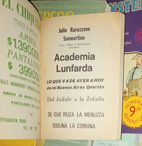 Jorge Luis Borges / Academia Lunfarda / Parlamento Reo (Usado)