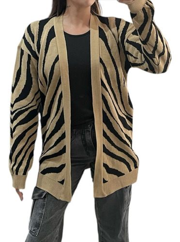 Saco Estampado Varios Lana Acrilica Mujer Nueva Temp